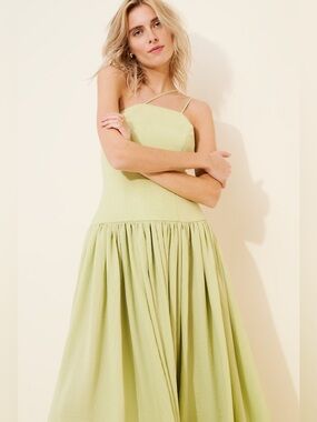Rendoll Lexy Linen Blend Maxi Dress